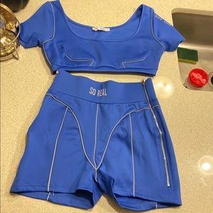 SO REAL GSUWOO SHORT SET